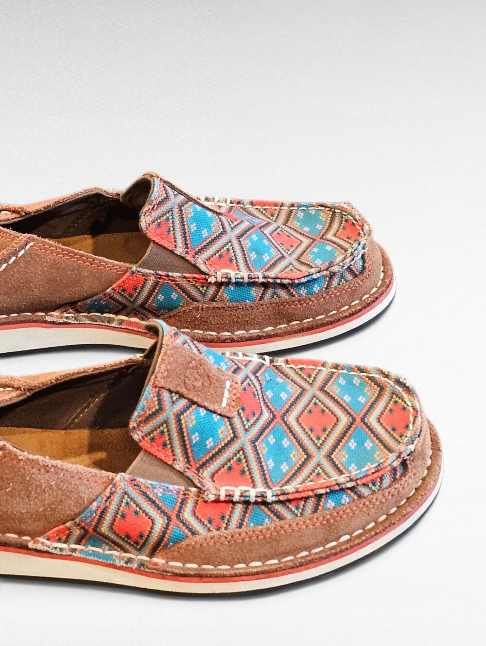 Ariat Southwestern Print Slip On Cruiser Loafers Size 8.5B - Picture 8 of 15